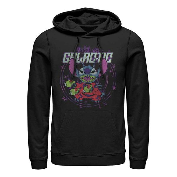 Vorschau: Disney - Lilo & Stitch - Stitch Spaced Dads - Vatertag - Unisex Hoodie - Schwarz - Vorne