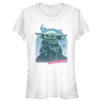Star Wars - The Mandalorian - Grogu MandoMon Epi6 Patient - Mujeres Camiseta - Blanco - delante