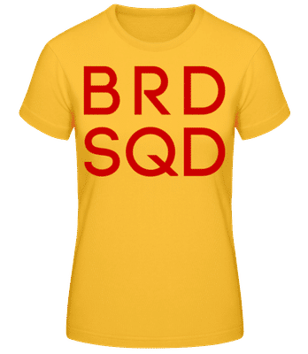 Bride Squad - Frauen Basic T-Shirt - Goldgelb - Vorne
