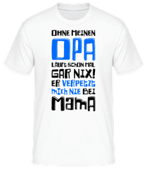 Opa Verpetzt Mich Nie · Männer T-Shirt B&C