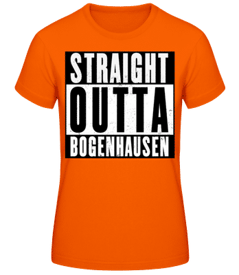 Straight Outta Bogenhausen 1 - Frauen T-Shirt B&C - Orange - Vorne
