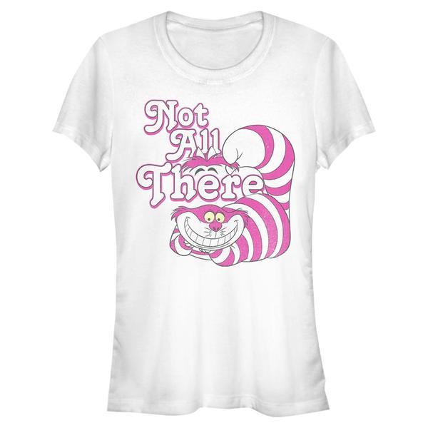 Aperçu: Disney - Alice aux pays des merveilles - Cheshire Cat All There - Femme T-shirt - Blanc - Devant