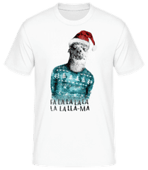 Weihnachts Lama · Männer Basic T-Shirt