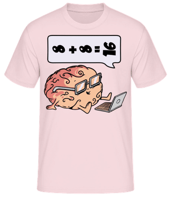 Infinite Calculation of the Brain - Camiseta básica para hombre - Rosa - delante