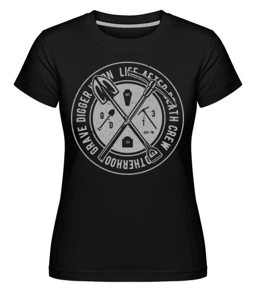 Aperçu: Grave Digger -  T-shirt Shirtinator femme - Noir - Devant