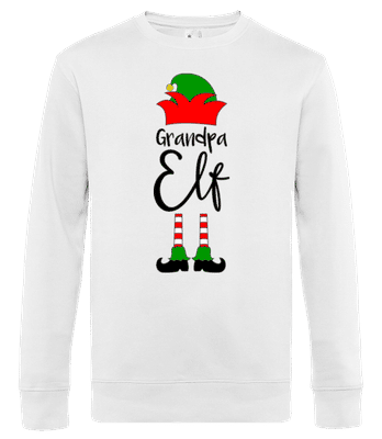 Grandpa Elf Shoes - Sweat-shirt standard pour homme - Blanc - Devant