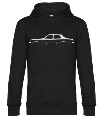 'Ford Cortina Mk IV' Silhouette - Sweat à capuche premium Unisexe - Noir - Devant