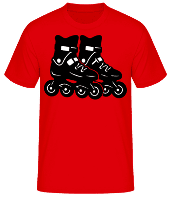 Rollerblades - Men's Basic T-Shirt - Red - Front
