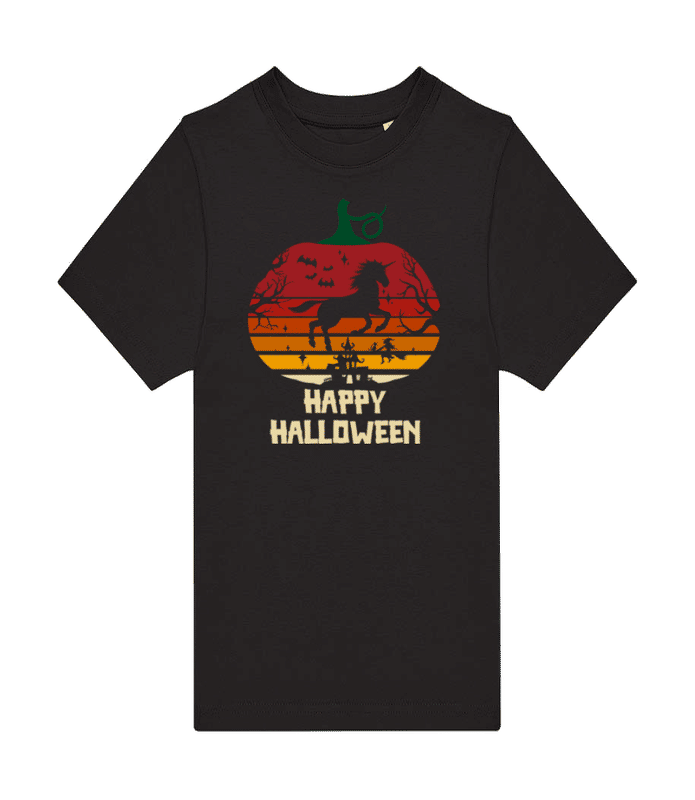 Aperçu: Happy Halloween - T-shirt homme B&C - Noir - Devant