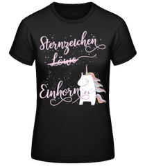 Sternzeichen Einhorn Löwe · Frauen Basic T-Shirt