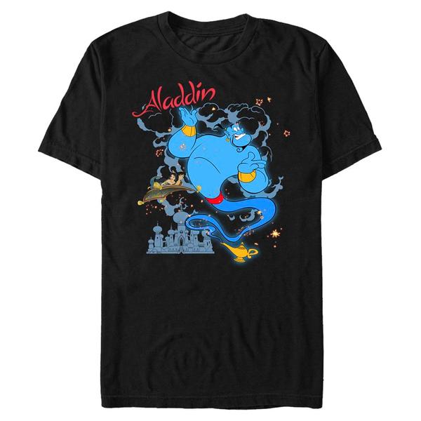 Aperçu: Disney - Aladin - Skupina Genie Sparkle 3 - Homme T-shirt - Noir - Devant