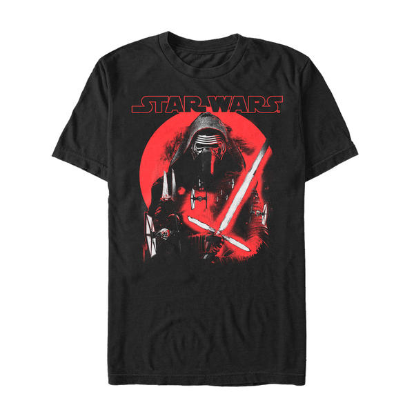 Aperçu: Star Wars - Le Réveil de la Force - Kylo Ren Ren Circle - Homme T-shirt - Noir - Devant