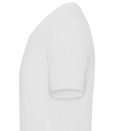 Männer T-Shirt V-Ausschnitt - Weiß - Links