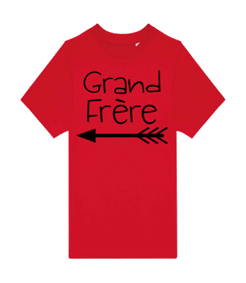 Grand Frère Flèche - T-shirt homme B&C - Rouge - Devant