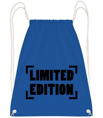 Limited Edition Logo - Turnbeutel - Royalblau - Vorn
