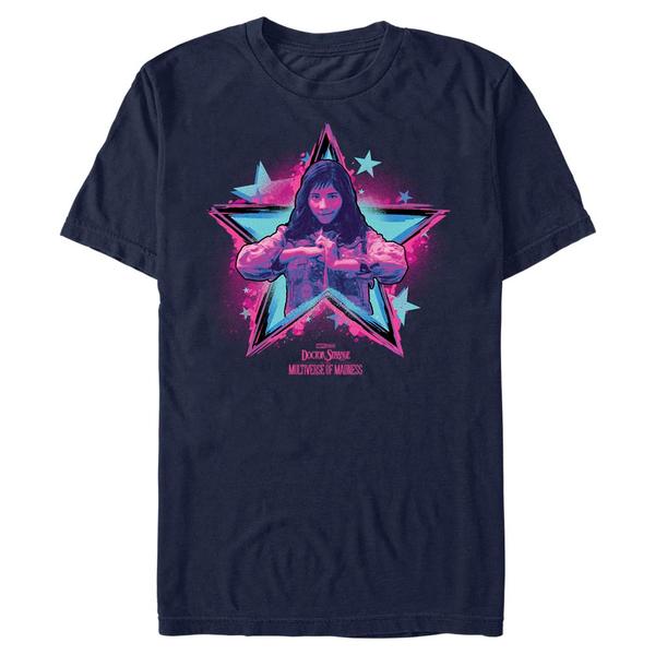 Aperçu: Marvel - Doctor Strange - America Chavez Pink and Blue - Homme T-shirt - Bleu marine - Devant Aperçu: Marvel - Doctor Strange - America Chavez Pink and Blue - Homme T-shirt - Bleu marine - Devant