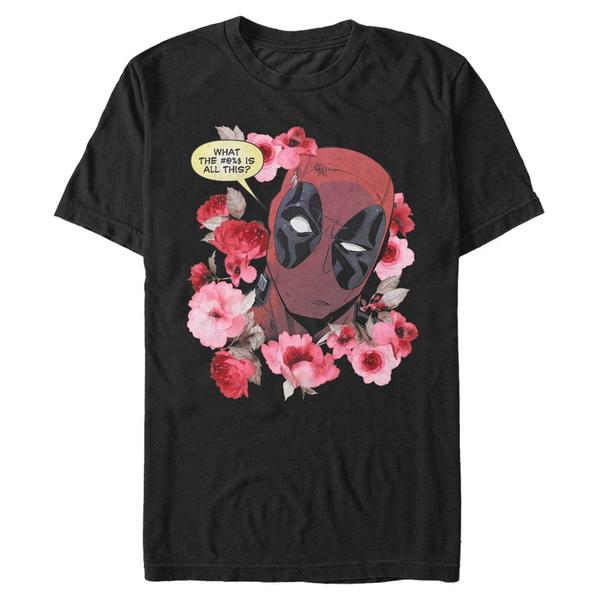 Aperçu: Marvel - Deadpool - Deadpool What is This - Valentine's Day - Homme T-shirt - Noir - Devant