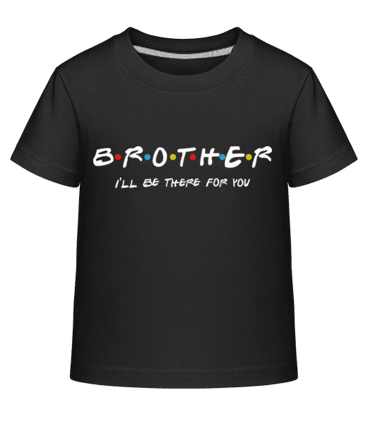 Aperçu: Brother Friends - T-shirt shirtinator Enfant - Noir - Devant
