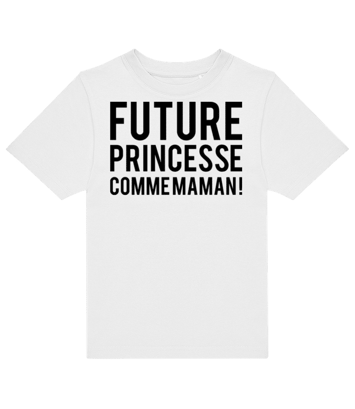 Aperçu: Future Princesse Comme Maman - T-shirt hommes B&C - Blanc - Devant