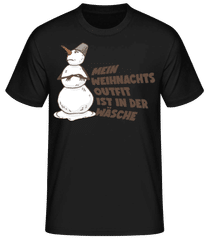 Weihnachts Outfit In Der Wäsche · Männer Basic T-Shirt