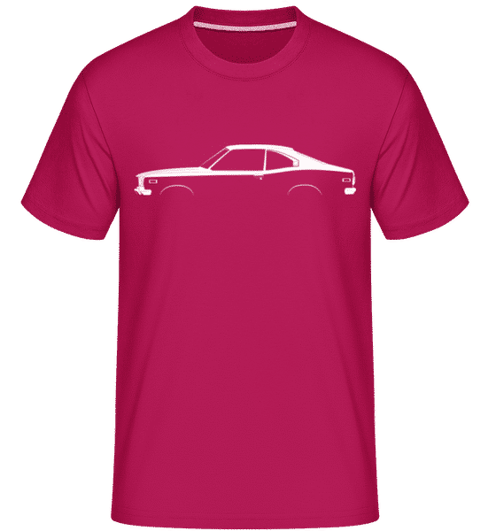Preview: 'Mazda RX-3' Silhouette - Shirtinator Men's T-Shirt - Magenta - Front