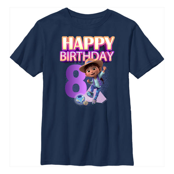 Aperçu: Netflix - Ridley Jones - Ridley Jones 8th Bday - Enfant T-shirt - Bleu marine - Devant