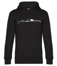 'McLaren M6 GT' Silhouette - Men’s Standard Hoodie - Black - Front