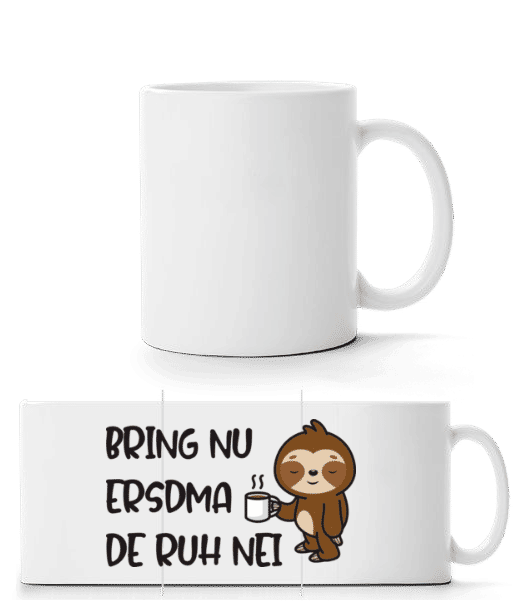 Vorschau: Bring Nu Ersdma De Ruh Nei - Panoramatasse - Weiß - Vorne