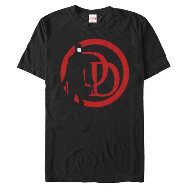 Marvel - The Defenders - Daredevil DD Standing - Homme T-shirt - Noir - Devant