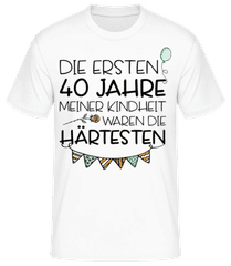Die Ersten 40 Jahre Meiner Kindheit · Männer Basic T-Shirt