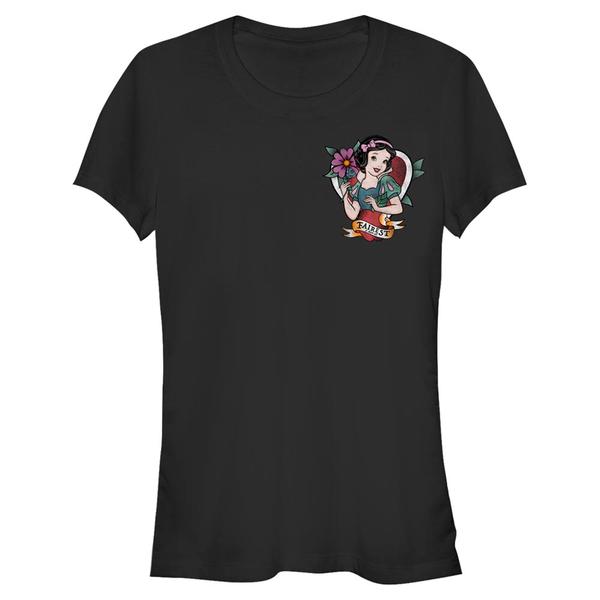 Aperçu: Disney - Blanche-Neige et les Sept Nains - Snow White Fairest Snow - Femme T-shirt - Noir - Devant Aperçu: Disney - Blanche-Neige et les Sept Nains - Snow White Fairest Snow - Femme T-shirt - Noir - Devant