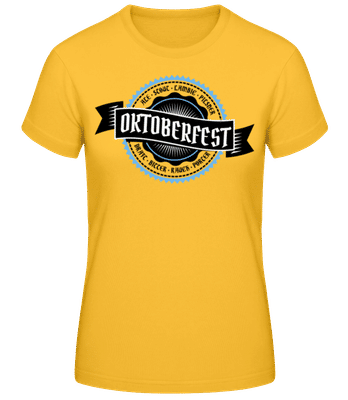 Oktoberfest Draft Bitter - Women's B&C T-Shirt - Golden yellow - Front