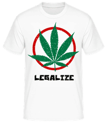 Cannabis Legalize Logo · Men's Basic T-Shirt