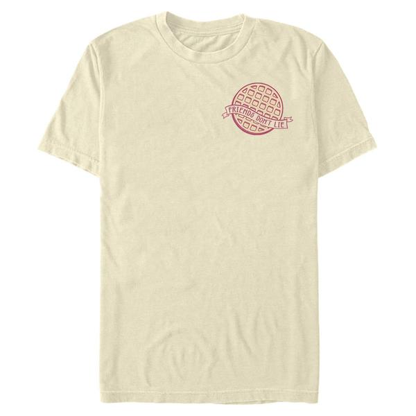 Aperçu: Netflix - Stranger Things - Waffle Pocket - Homme T-shirt - Crème - Devant