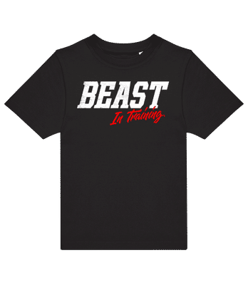 Beast In Training - Pánske tričko B&C - Čierna - Predné