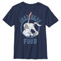 Disney - Mulan - Little Brother Lil Brother Food - Kids T-Shirt - Navy - Front