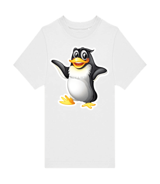 Aperçu: Pingouin Danse - T-shirt homme B&C - Blanc - Devant