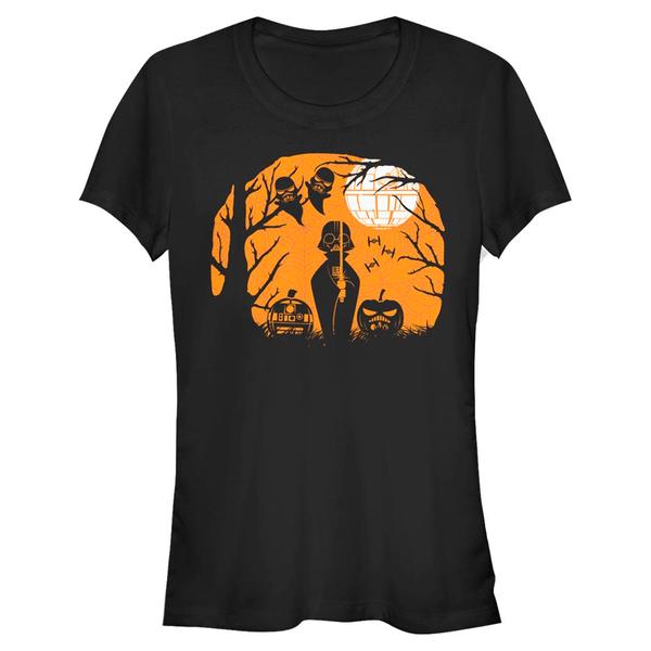 Aperçu: Star Wars - Darth Vader Darth Spooky - Halloween - Femme T-shirt - Noir - Devant