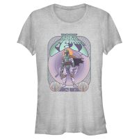 Star Wars - Boba Fett Gig - Mujeres Camiseta - Gris moteado - delante