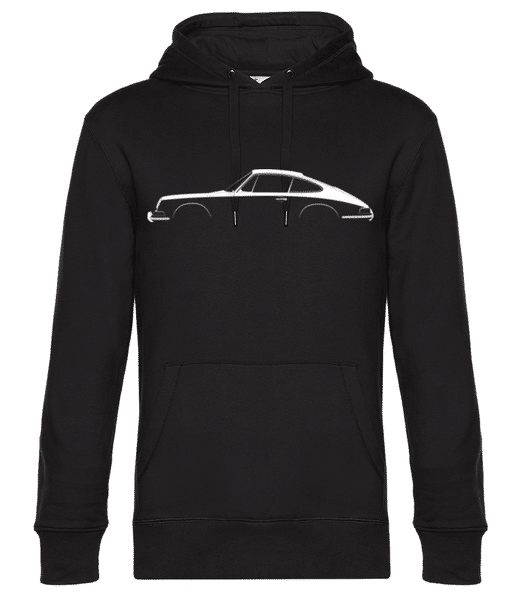 Aperçu: 'Porsche 911 2.0 Coupe' Silhouette - Sweat à capuche premium Unisexe - Noir - Devant
