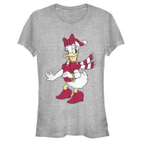 Disney Classics - Mickey Mouse - Daisy Duck Daisy Hat - Christmas - Women's T-Shirt - Heather grey - Front