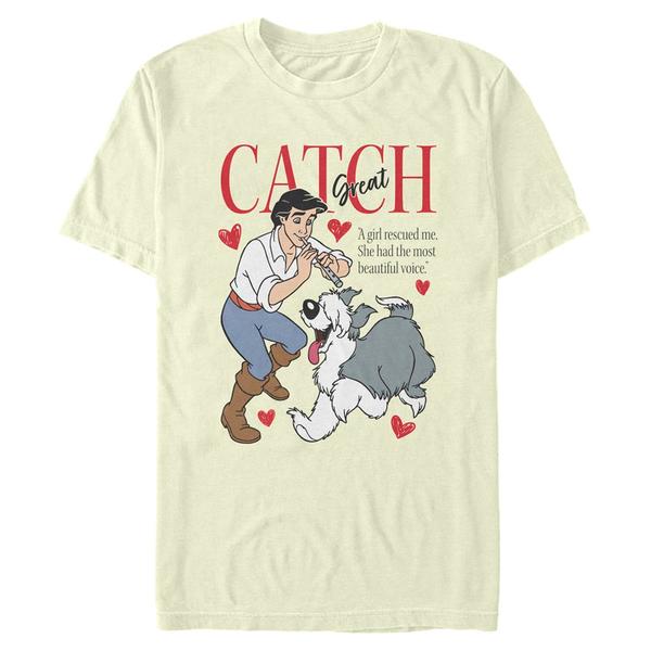 Aperçu: Disney - Ariel La Petite Sirène - Eric Great Catch - Homme T-shirt - Crème - Devant