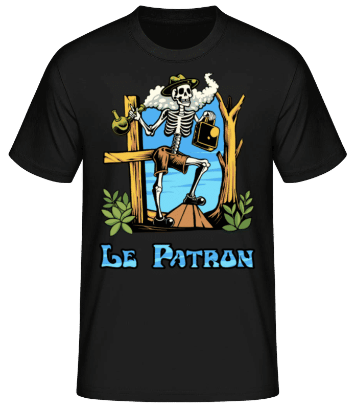 Aperçu: Le Patron - T-shirt standard Homme - Noir - Devant