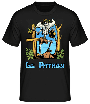 Le Patron - T-shirt standard Homme - Noir - Devant