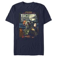 Star Wars - Book of Boba Fett - Skupina Bounty Buddies - Homme T-shirt - Bleu marine - Devant