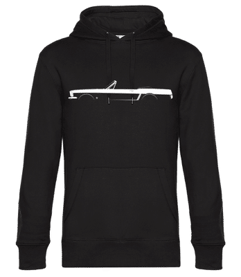 'Ford Mustang 1964' Silhouette - Sweat à capuche premium Unisexe - Noir - Devant