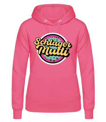 Schlager Mutti - Frauen Hoodie - Rosa - Vorne