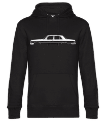'Mercedes 280 SE W116' Silhouette · Men’s Standard Hoodie