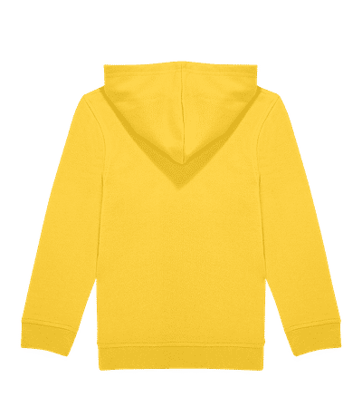 Sweat à capuche standard pour enfant - Jaune - Derrière