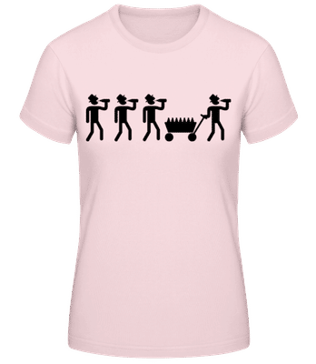 Father's Day Party - Camiseta para mujer B&C - Rosa - delante